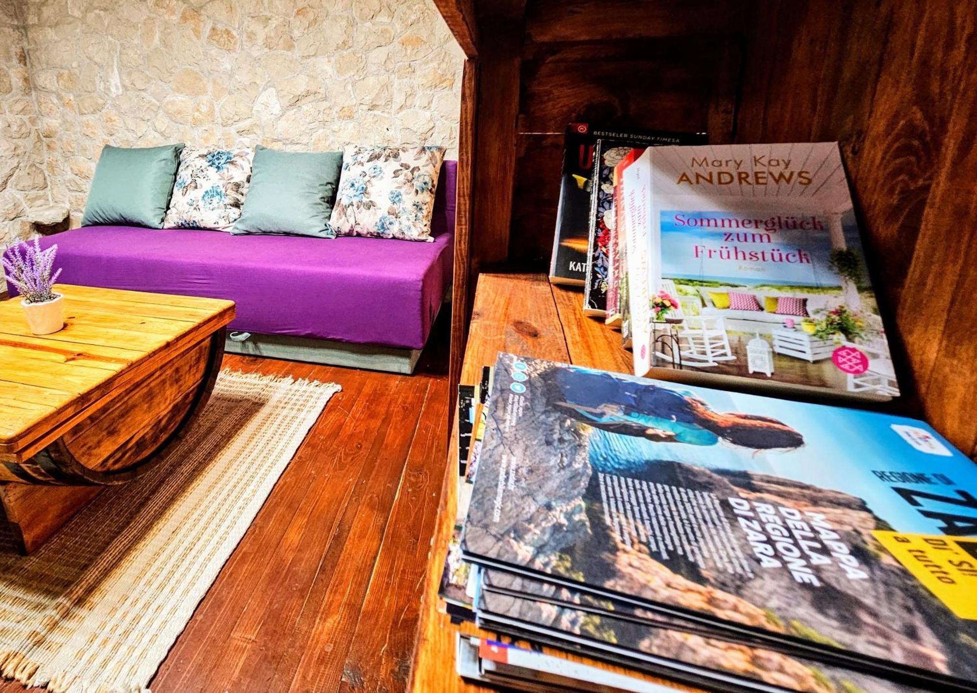 Dalmatia Rustica comfortable one bedroom+fireplace Zadar Habitación foto